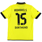 2012-13 Borussia Dortmund Home Shirt Hummels #15 L Football Shirt