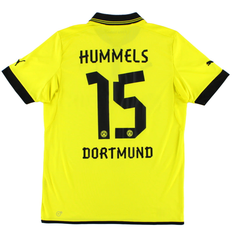 2012-13 Borussia Dortmund Home Shirt Hummels #15 L Football Shirt
