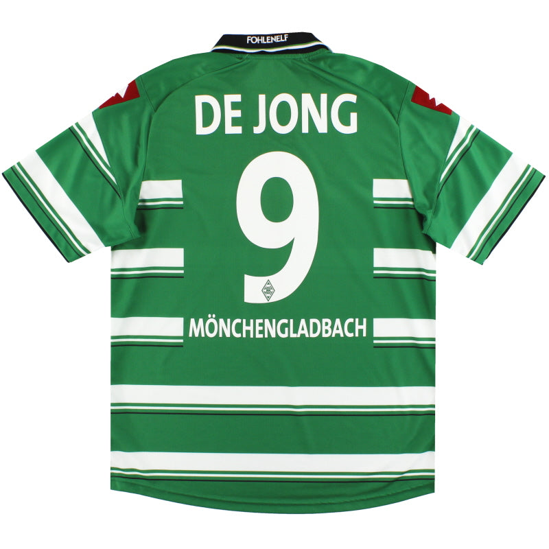 2012-13 Borussia Monchengladbach Lotto European Shirt De Jong #9 L Football Shirt