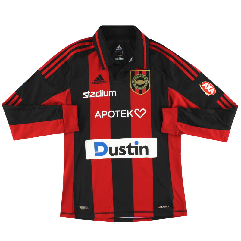 2012-13 Brommapojkarna adidas Home Shirt #3 L/S S Football Shirt
