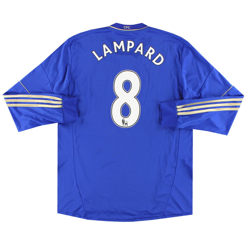 2012-13 Chelsea adidas Home Shirt Lampard #8 L/S XL  Football Shirt