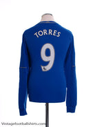 2012-13 Chelsea Home Shirt Torres #9 L/S L Football Shirt