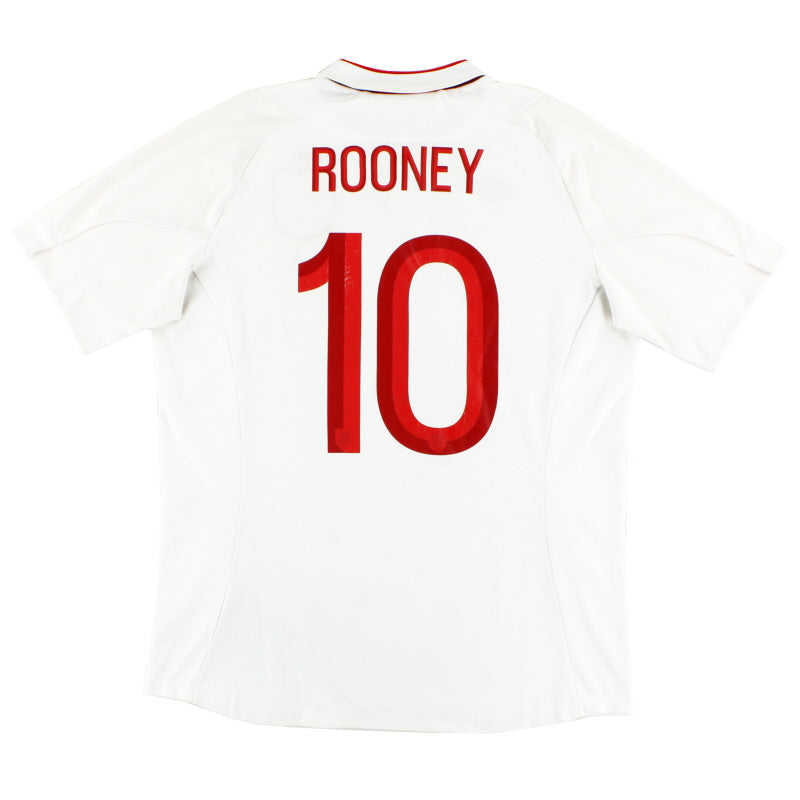 2012-13 England Umbro Home Shirt Rooney #10 L Football Shirt