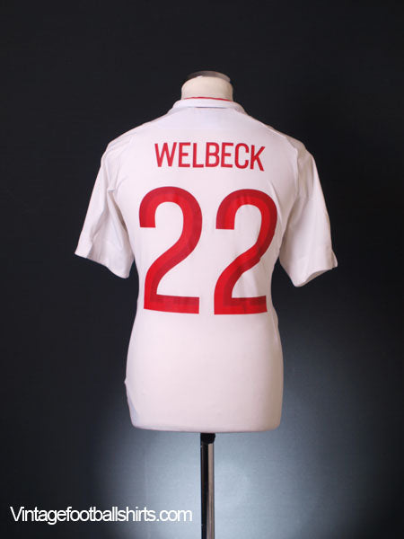 2012-13 England Home Shirt Welbeck #22 M Football Shirt