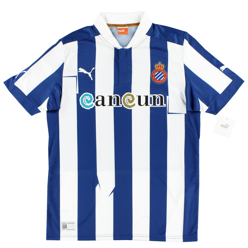 PUMA エスパニョール 2012-13 ホーム ユニフォーム L ゲームシャツ 2012-13 Espanyol Puma Home Shirt *BNIB* 743024-01 | Vintage
