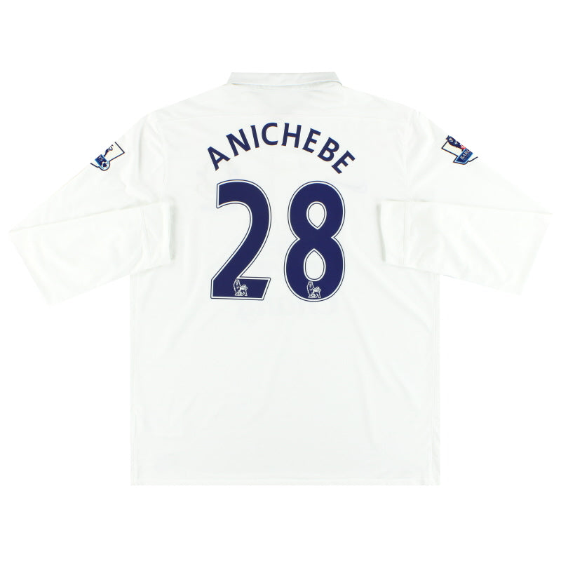 2012-13 Everton Nike Third Shirt L/S Anichebe #28 XL Football Shirt