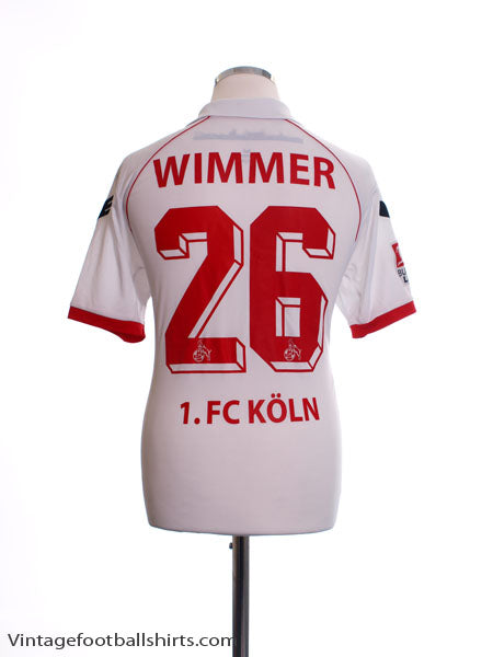 2012 13 FC Koln Home Shirt Wimmer #26 L