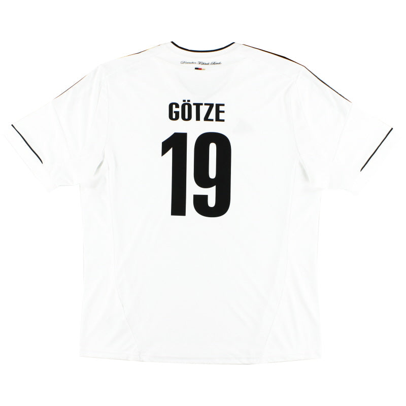 2012-13 Germany Home Shirt Gotze #19 XL | Vintage Football Shirts