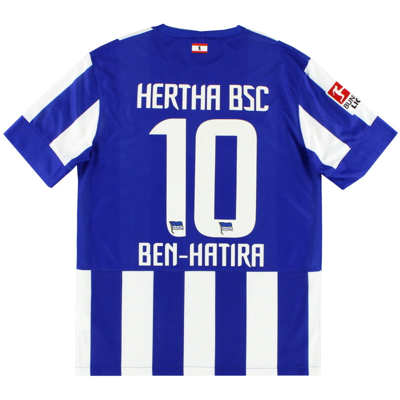 2012-13 Hertha Berlin Home Shirt Ben-Hatira #10 M Accessories