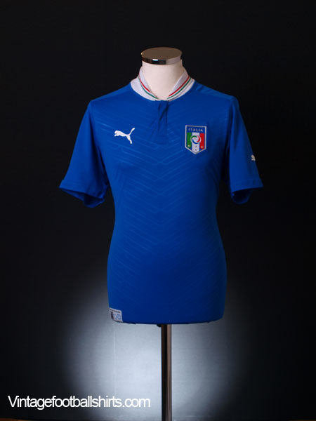 2012-13 Italy Home Shirt M Football Shirt