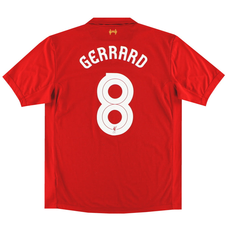 2012-13 Liverpool Warrior Home Shirt Gerrard #8 XL Football Shirt