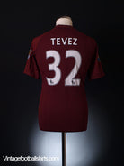 2012-13 Manchester City Away Shirt Tevez #32 M Football Shirt