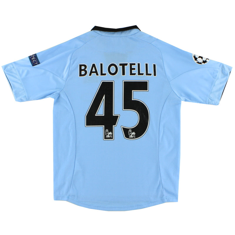 2012-13 Manchester City Home Shirt Balotelli #45 S | Vintage