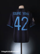 2012-13 Manchester City Third Shirt Yaya Toure #42 M Football Shirt