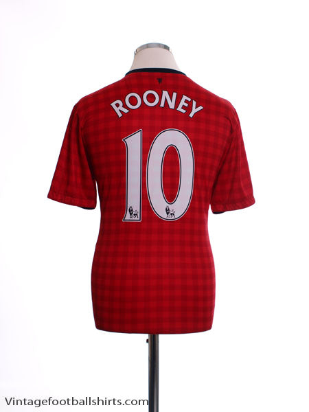2012 13 Manchester United Home Shirt Rooney #10 M