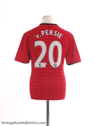 2012-13 Manchester United Home Shirt v.Persie #20 L Football Shirt