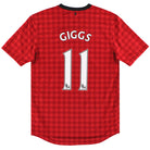 2012-13 Manchester United Nike Home Shirt Giggs #11 *Mint* M Football Shirt