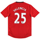 2012-13 Manchester United Nike Home Shirt Valencia #25 M Football Shirt