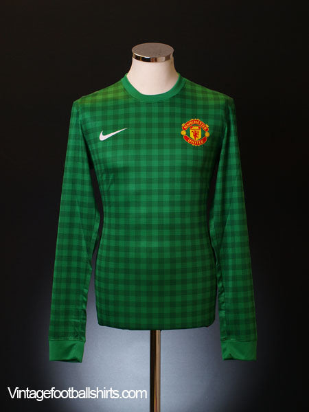 2012-13 Manchester United Player Issue Goalkeeper Shirt *BNWT* M Football Shirt
