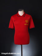 2012-13 Manchester United Polo Shirt L Polo Shirt