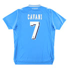 2012-13 Napoli Macron Home Shirt Cavani #7 XL Football Shirt