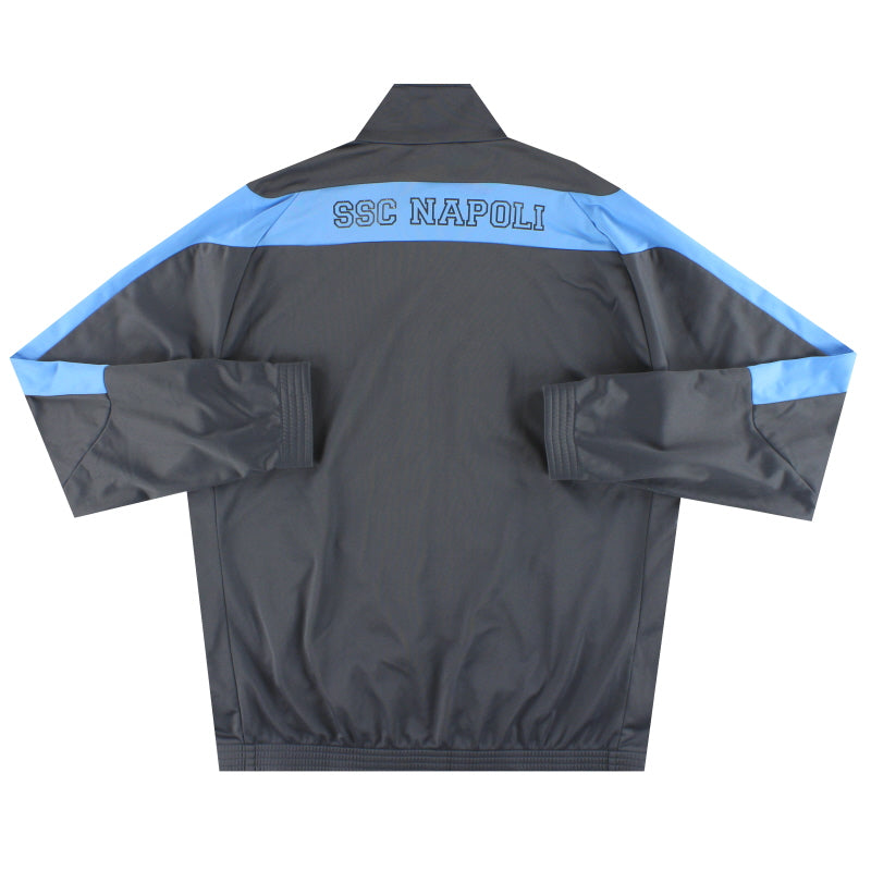 2012-13 Napoli Macron Track Jacket XL | Vintage Football Shirts