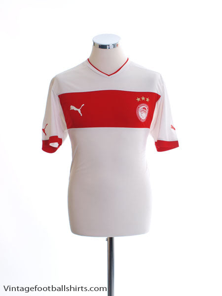 2012-13 Olympiakos Away Shirt *Mint* L Football Shirt