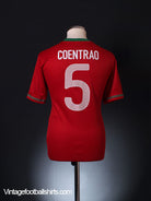 2012-13 Portugal Home Shirt Coentrao #5 M Football Shirt