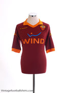 2012-13 Roma Home Shirt XL Football Shirt