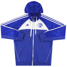2012-13 Schalke adidas Hooded Jacket L Jacket