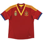 2012-13 Spain adidas Home Shirt S Football Shirt