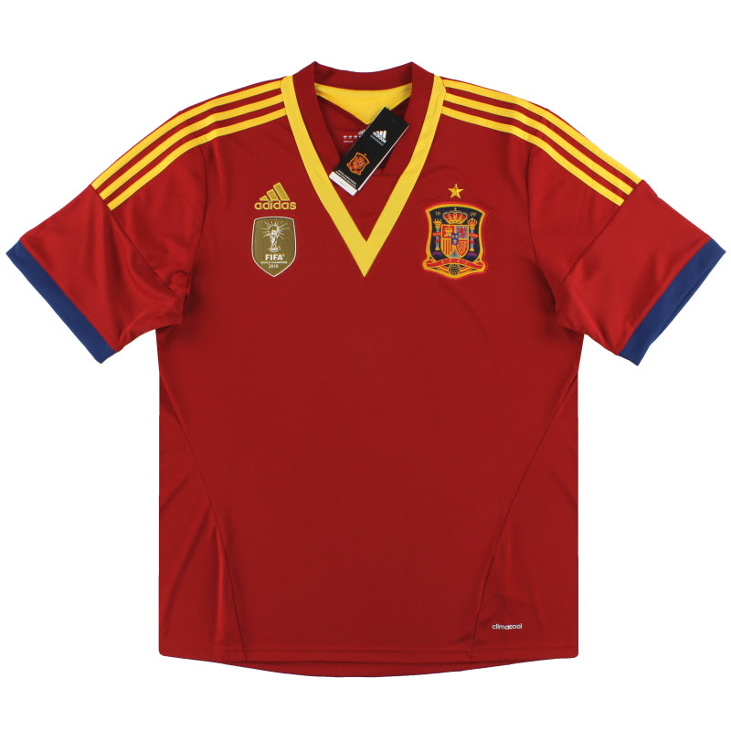 2012-13 Spain adidas Home Shirt *w/tags* M Football Shirt