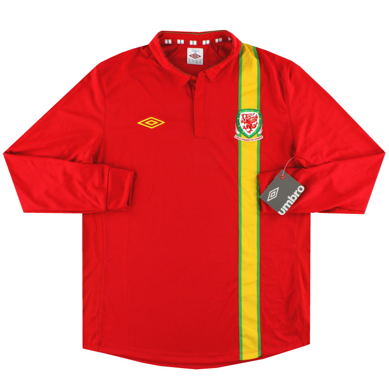 2012-13 Wales Umbro Home Shirt *w/tags* L/S XL Football Shirt