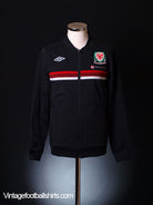 2012-13 Wales Umbro Knit Training Black Track Top *BNIB* S Jacket