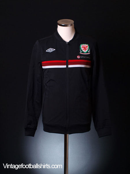 2012-13 Wales Umbro Knit Training Black Track Top *BNIB* S Jacket