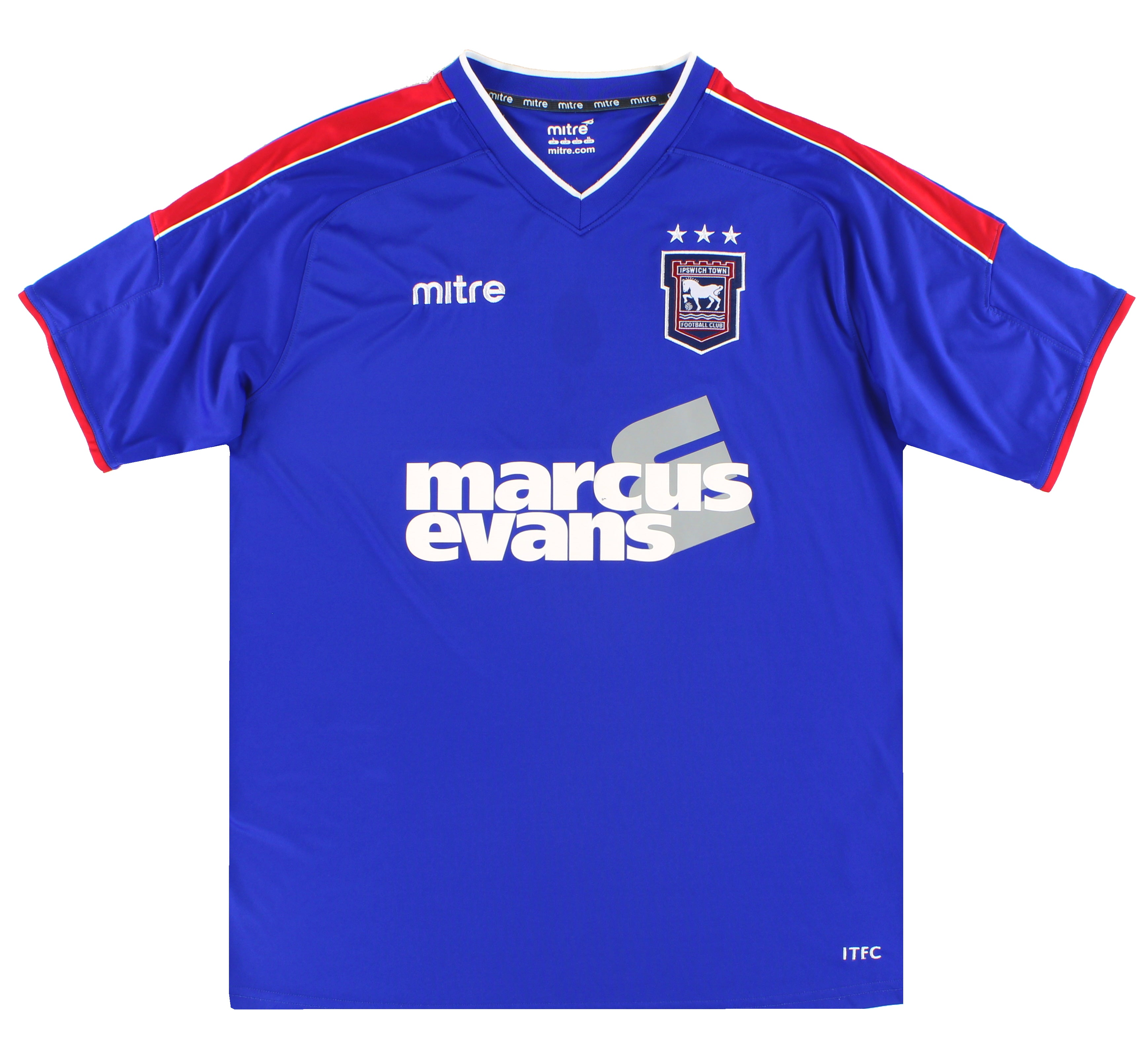 2012-13 Ipswich Mitre Home Shirt L