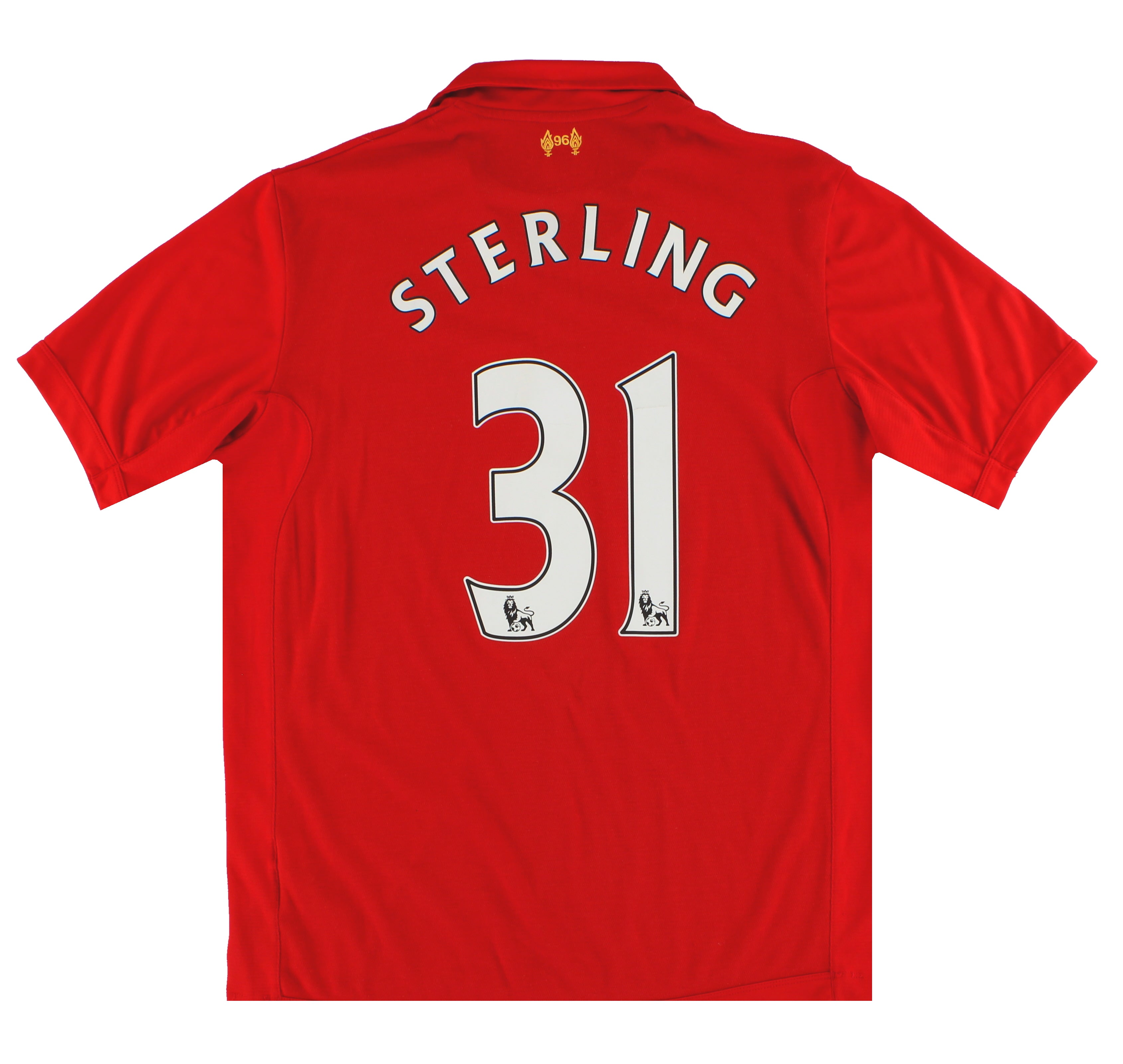 2012-13 Liverpool Warrior Home Shirt Sterling #31 L
