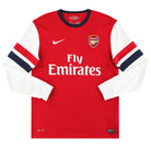2012-14 Arsenal Nike Home Shirt L/S S Football Shirt