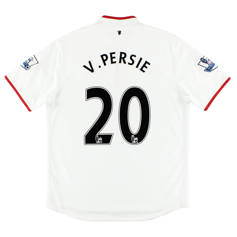 2012-14 Manchester United Away Shirt v.Persie #20 L Football Shirt