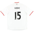 2012-14 Manchester United Nike Away Shirt Vidic #15 XL Football Shirt