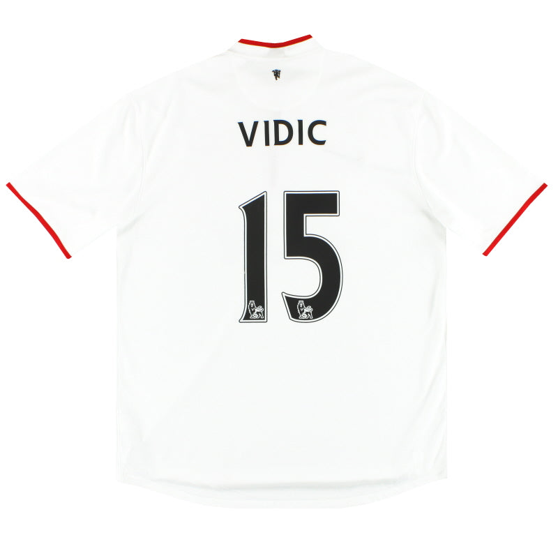2012-14 Manchester United Nike Away Shirt Vidic #15 XL Football Shirt