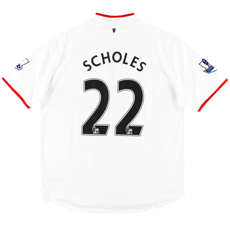 2012-14 Manchester United Nike Away Shirt Scholes #22 XL 479281
