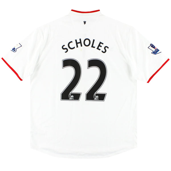 2012-14 Manchester United Nike Away Shirt Scholes #22 XL 479281