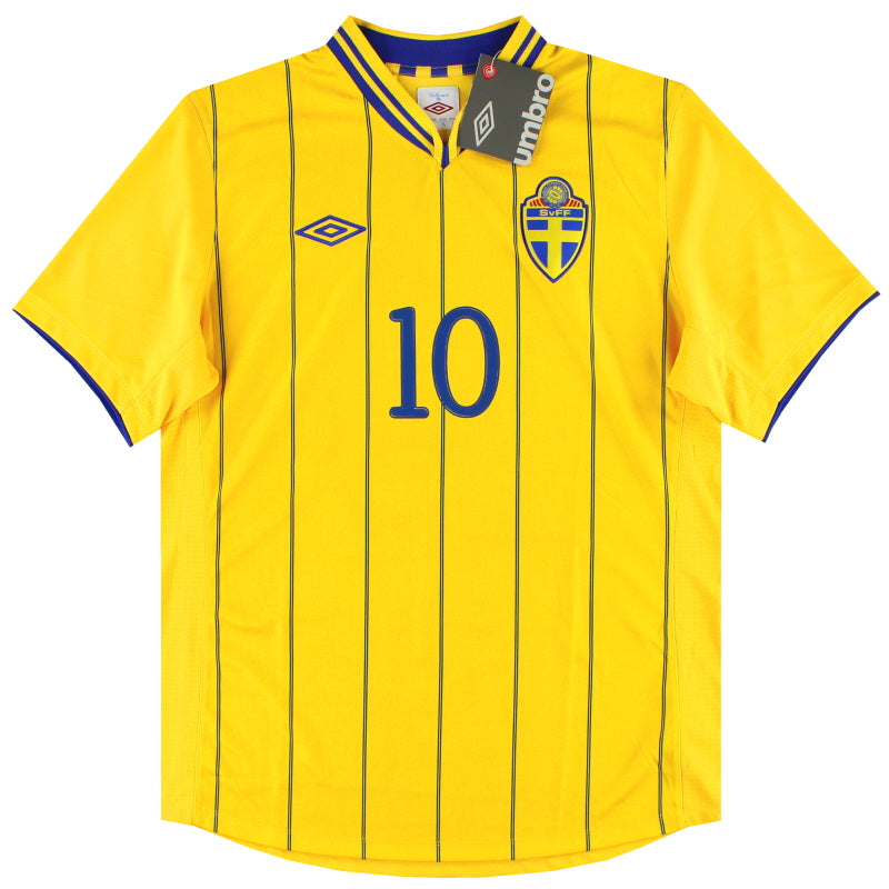 2012-14 Sweden Umbro Home Shirt Ibrahimovic #10 *w/tags* L