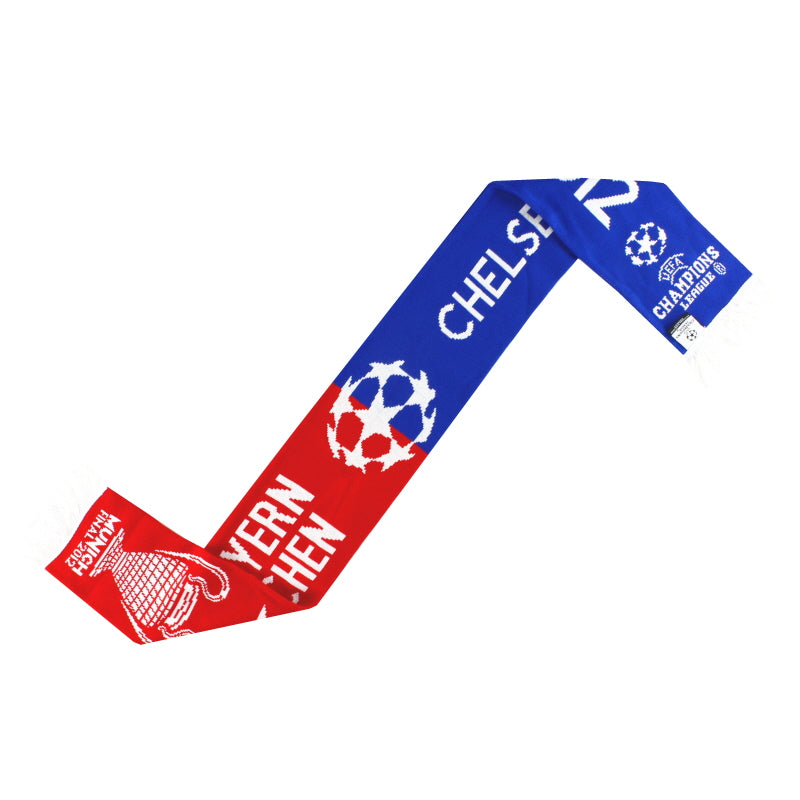 UEFA Champions League Final 2012 マフラー 2012 Bayern Munich Vs Chelsea 'Munich Final 2012' Scarf *As New