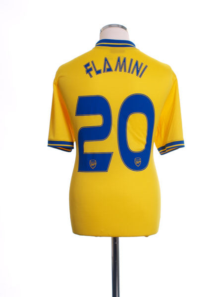 2013-14 Arsenal Away Shirt Flamini #20 L Football Shirt