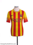 2013-14 Barcelona Away Shirt L Football Shirt