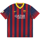 2013-14 Barcelona Nike Home Shirt M.Boys Football Shirt
