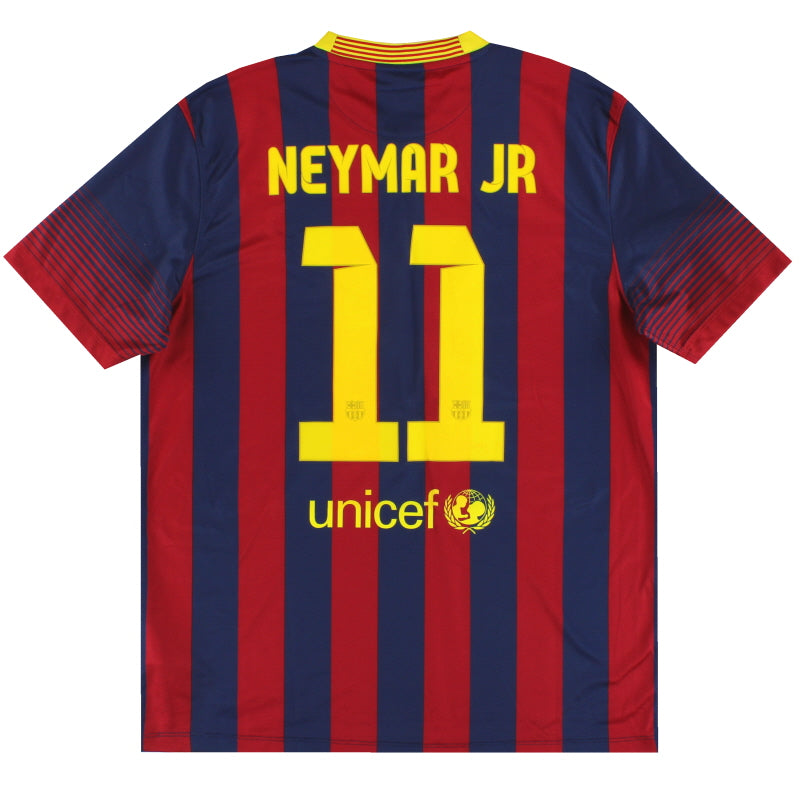 2013-14 Barcelona Nike Home Shirt Neymar Jr #11 *w/tags* L Football Shirt