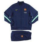 2013-14 Barcelona Nike Woven Sideline Warm-Up Tracksuit *Mint* L Tracksuit